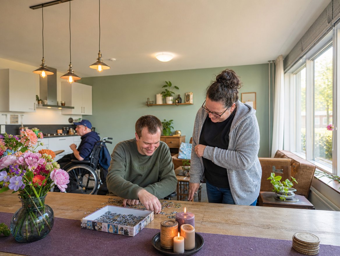 Begeleid wonen: sfeerbeeld bij begeleid wonen