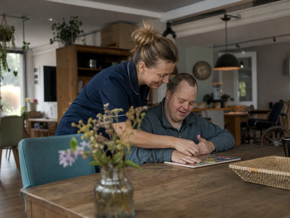 Thuiszorg: sfeerbeeld bij thuiszorg